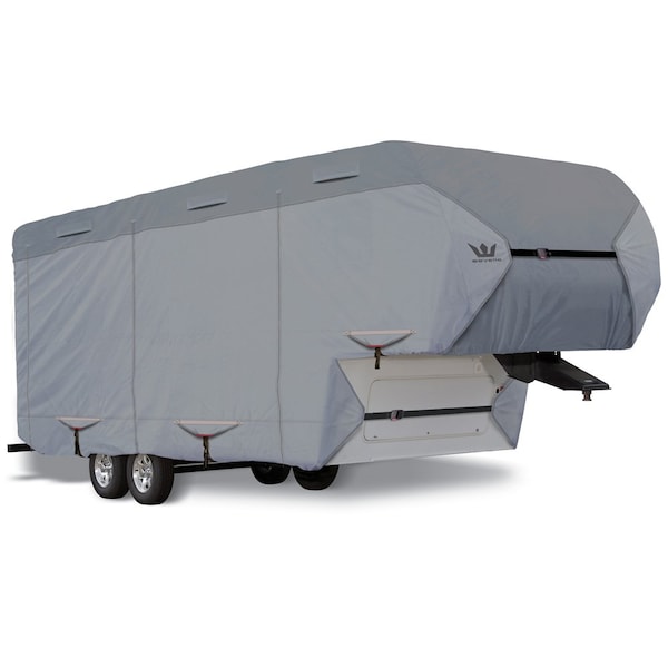 Eevelle S2 EXPEDITION Series, Fifth Wheel RV Cover, Gray Color, Fits 33-34ft Long RV EX2FW3334G - main